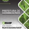 Apostila Nutricionista Cachoeira da Prata MG 2025