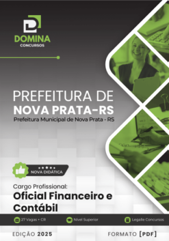 Apostila Oficial Financeiro e Contábil Nova Prata RS 2025