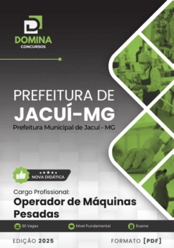 Apostila Operador de Máquinas Pesadas Jacuí MG 2025