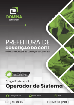 Apostila Operador de Sistema Conceição do Coité BA 2025