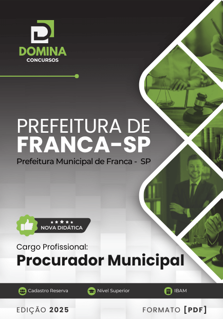 Apostila Procurador Municipal Franca SP 2025 1 Apostila Procurador Municipal Franca SP 2025