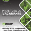 Apostila Professor Anos Finais Inglês Vacaria RS 2025