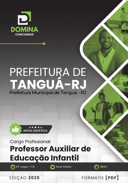 Apostila Professor Auxiliar de Educação Infantil Tanguá RJ 2025 1 Apostila Professor Auxiliar de Educação Infantil Tanguá RJ 2025