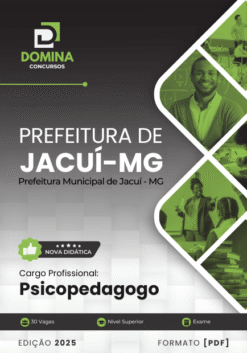 Apostila Psicopedagogo Jacuí MG 2025