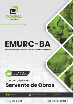 Apostila Servente de Obras EMURC BA 2025