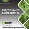 Apostila Técnico em Higiene Bucal Farias Brito CE 2025