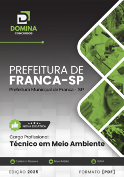 Apostila Técnico em Meio Ambiente Franca SP 2025
