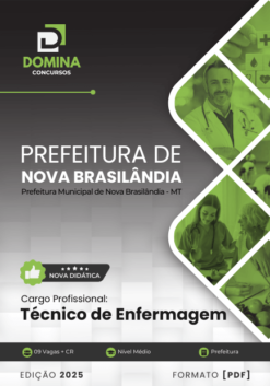 Apostila Técnico Enfermagem Nova Brasilândia MT 2025