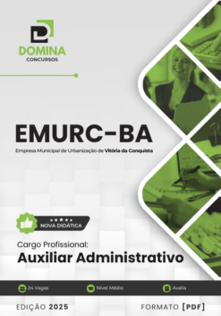 Apostila Auxiliar Administrativo EMURC BA 2025