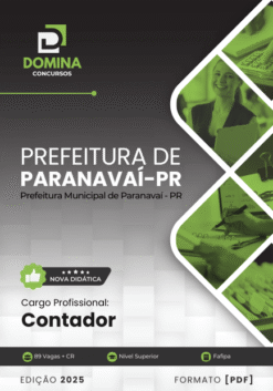 Apostila Contador Paranavaí PR 2025