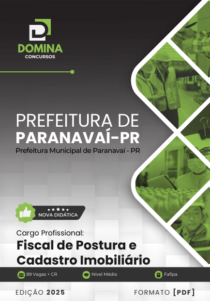 Apostila Fiscal Posturas Cadastro Imobiliário Paranavaí PR 2025 1 Apostila Fiscal Posturas Cadastro Imobiliário Paranavaí PR 2025