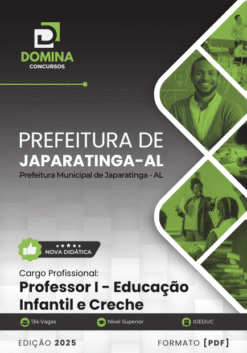 Apostila Professor de Educação Infantil Japaratinga AL 2025