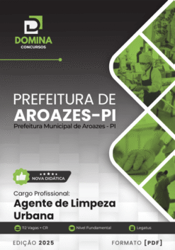 Apostila Agente de Limpeza Urbana Aroazes PI 2025
