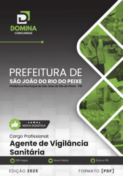 Apostila Agente de Vigilância Sanitária São João Rio Peixe PB 2025