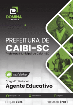 Apostila Agente Educativo Caibi SC 2025
