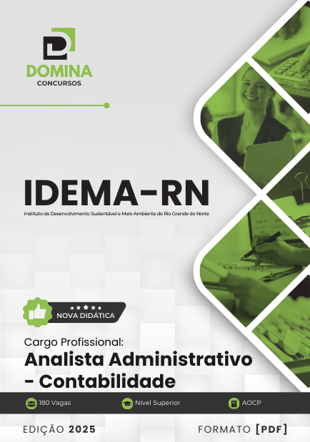 Apostila Analista Administrativo Contabilidade IDEMA RN 2025 1 Apostila Analista Administrativo Contabilidade IDEMA RN 2025