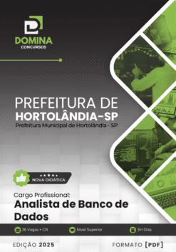 Apostila Analista de Banco de Dados Hortolândia SP 2025