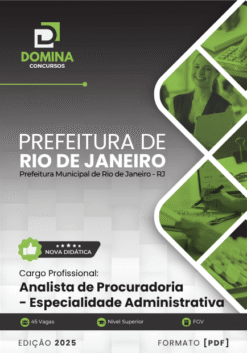 Apostila Analista de Procuradoria Administrativa Rio de Janeiro RJ 2025