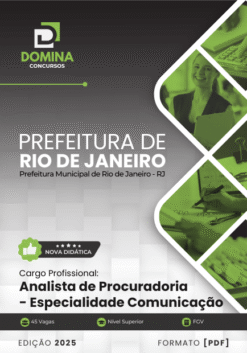 Apostila Analista de Procuradoria Comunicação Rio de Janeiro RJ 2025