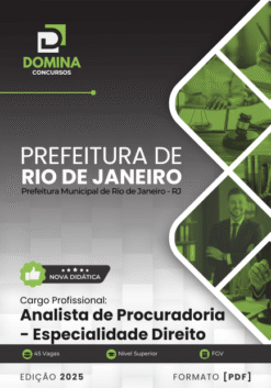Apostila Analista de Procuradoria Direito Rio de Janeiro RJ 2025