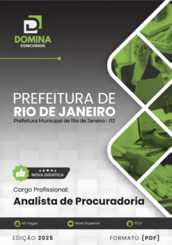 Apostila Analista de Procuradoria Rio de Janeiro RJ 2025