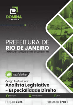 Apostila Analista Legislativo Direito Rio de Janeiro RJ 2025
