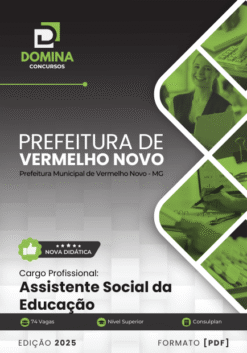 Apostila Assistente Social Educação Vermelho Novo MG 2025