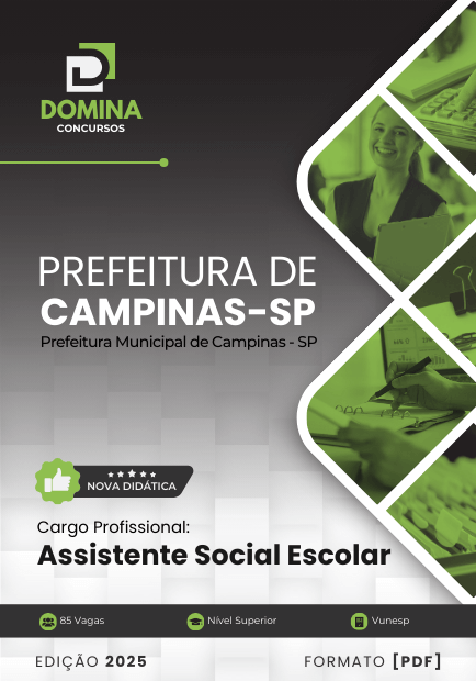 Apostila Assistente Social Escolar Campinas SP 2025 1 Apostila Assistente Social Escolar Campinas SP 2025