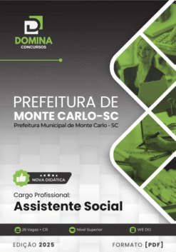 Apostila Assistente Social Monte Carlo SC 2025
