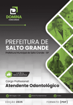 Apostila Atendente Odontológico Salto Grande SP 2025