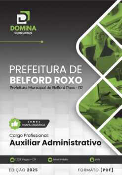 Apostila Auxiliar Administrativo Belford Roxo RJ 2025