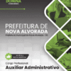 Apostila Auxiliar Administrativo Nova Alvorada RS 2025