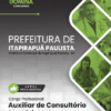 Apostila Auxiliar Consultório Dentário Itapirapuã Paulista SP 2025