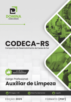 Apostila Auxiliar de Limpeza CODECA RS 2025