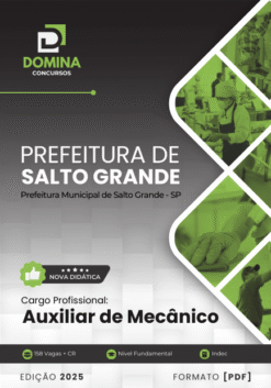 Apostila Auxiliar de Mecânico Salto Grande SP 2025