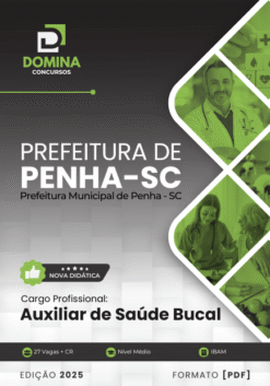 Apostila Auxiliar de Saúde Bucal Penha SC 2025