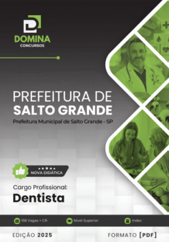Apostila Dentista Salto Grande SP 2025