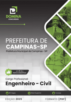 Apostila Engenheiro Civil Campinas SP 2025