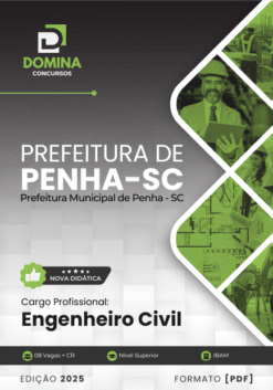 Apostila Engenheiro Civil Penha SC 2025