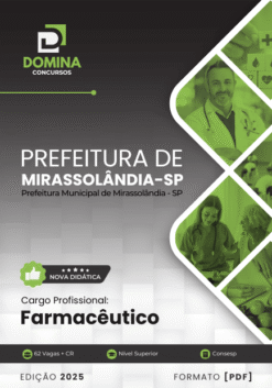 Apostila Farmacêutico Mirassolândia SP 2025