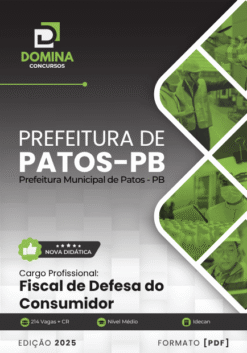 Apostila Fiscal de Defesa do Consumidor Patos PB 2025
