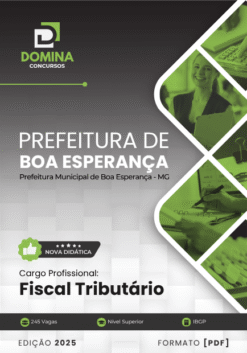 Apostila Fiscal de Tributos Boa Esperança MG 2025