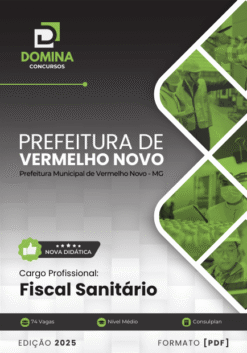 Apostila Fiscal Sanitário Vermelho Novo MG 2025