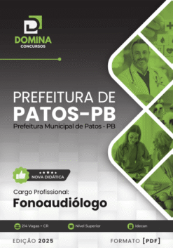 Apostila Fonoaudiólogo Patos PB 2025