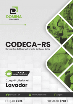 Apostila Técnico em Contabilidade CODECA RS 2025 10 Apostila Lavador CODECA RS 2025