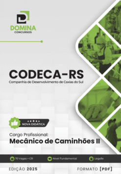 Apostila Técnico em Contabilidade CODECA RS 2025 12 Apostila Mecânico de Caminhões CODECA RS 2025