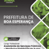 Apostila Mecânico Eletricista de Autos Boa Esperança MG 2025