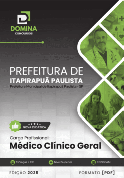 Apostila Médico Clínico Geral Itapirapuã Paulista SP 2025