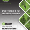 Apostila Nutricionista São João Rio Peixe PB 2025
