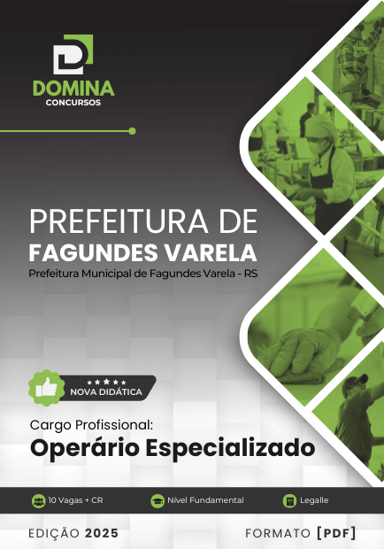 Apostila Operário Especializado Fagundes Varela RS 2025 2 Apostila Operário Especializado Fagundes Varela RS 2025
